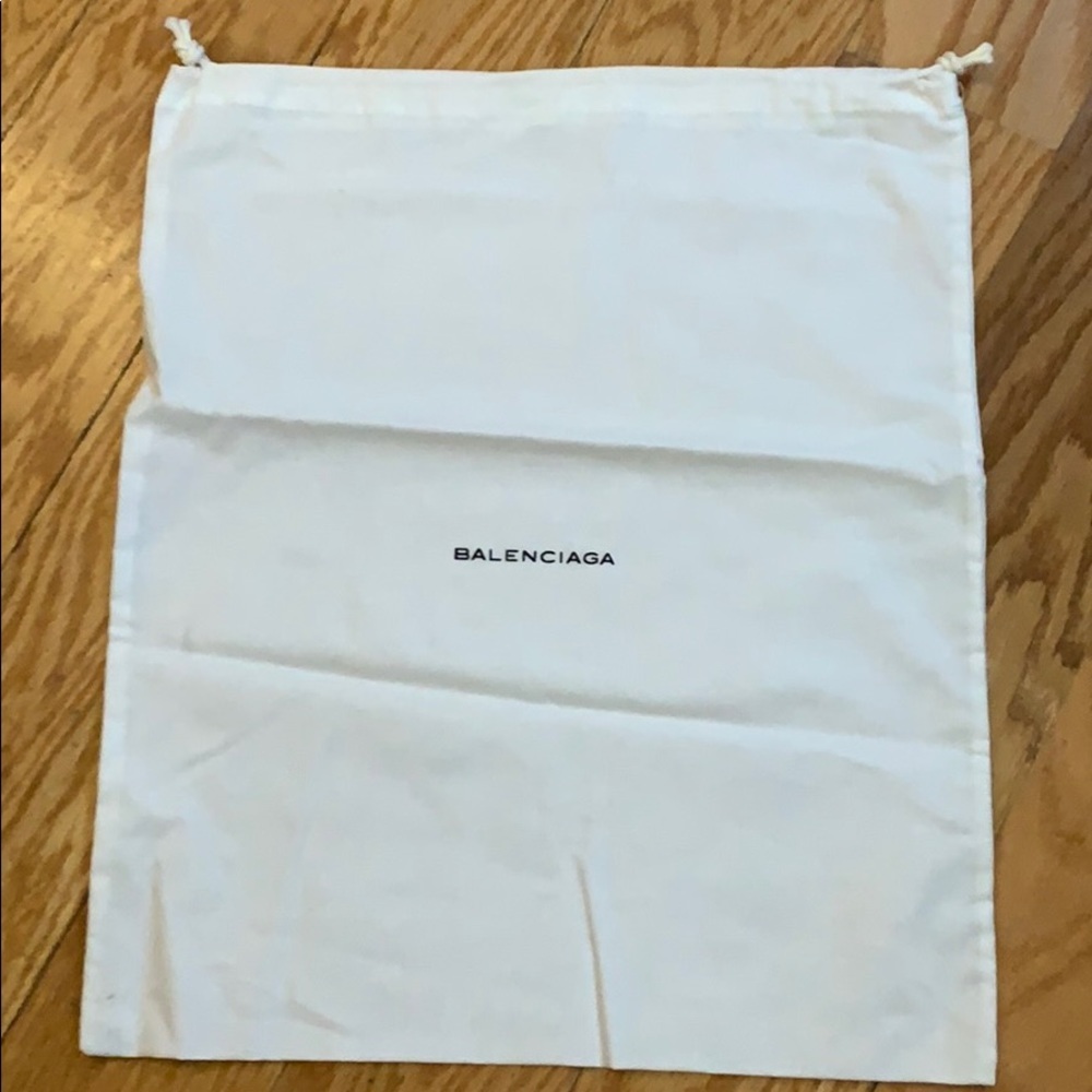 Balenciaga big dust bag